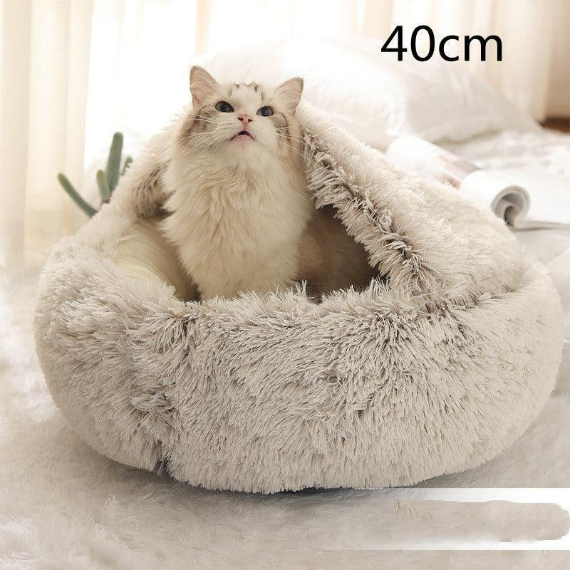 PRIME EXPRESS Soft Comfy Plush Pet Bed for All Pet Haven