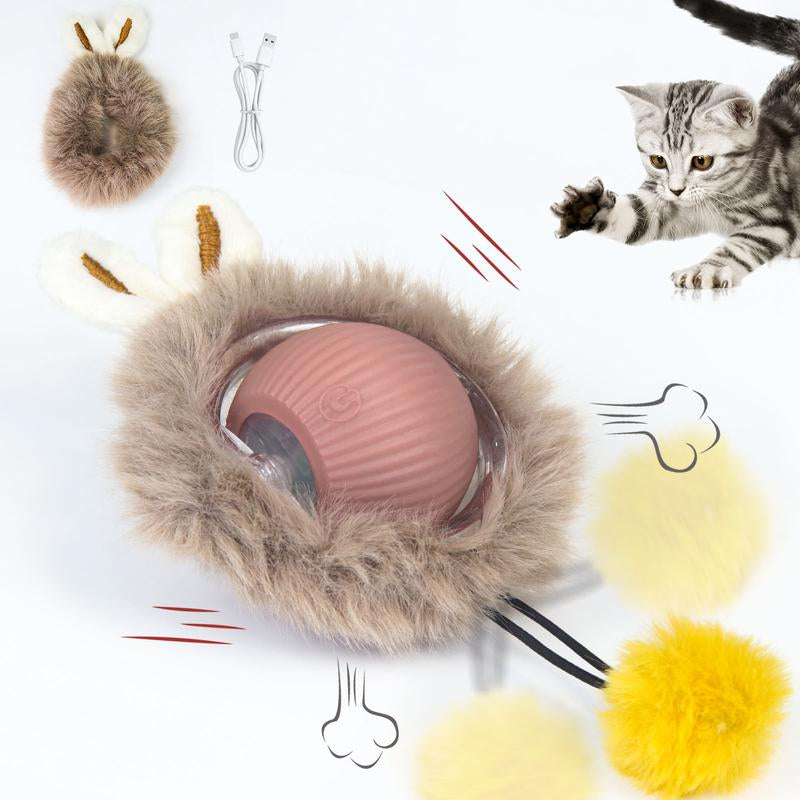 PRIME EXPRESS Busy Cat Interactive Toy Ball – USB Rechargeable