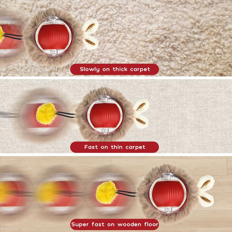 PRIME EXPRESS Busy Cat Interactive Toy Ball – USB Rechargeable