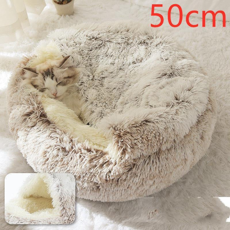 PRIME EXPRESS Soft Comfy Plush Pet Bed for All Pet Haven