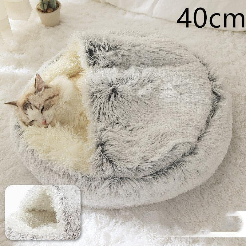 PRIME EXPRESS Soft Comfy Plush Pet Bed for All Pet Haven