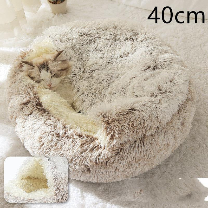 PRIME EXPRESS Soft Comfy Plush Pet Bed for All Pet Haven
