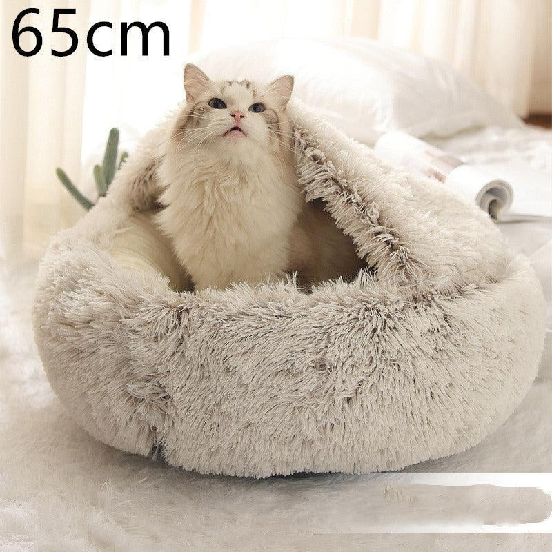 PRIME EXPRESS Soft Comfy Plush Pet Bed for All Pet Haven