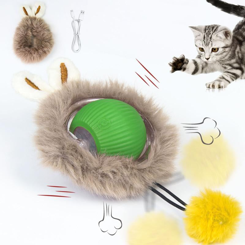 PRIME EXPRESS Busy Cat Interactive Toy Ball – USB Rechargeable