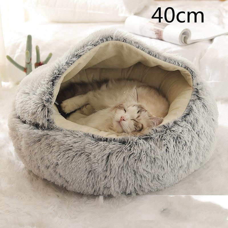 PRIME EXPRESS Soft Comfy Plush Pet Bed for All Pet Haven