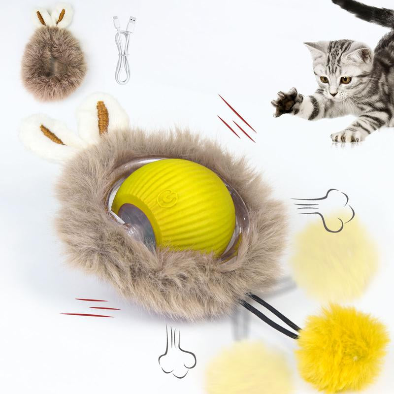 PRIME EXPRESS Busy Cat Interactive Toy Ball – USB Rechargeable