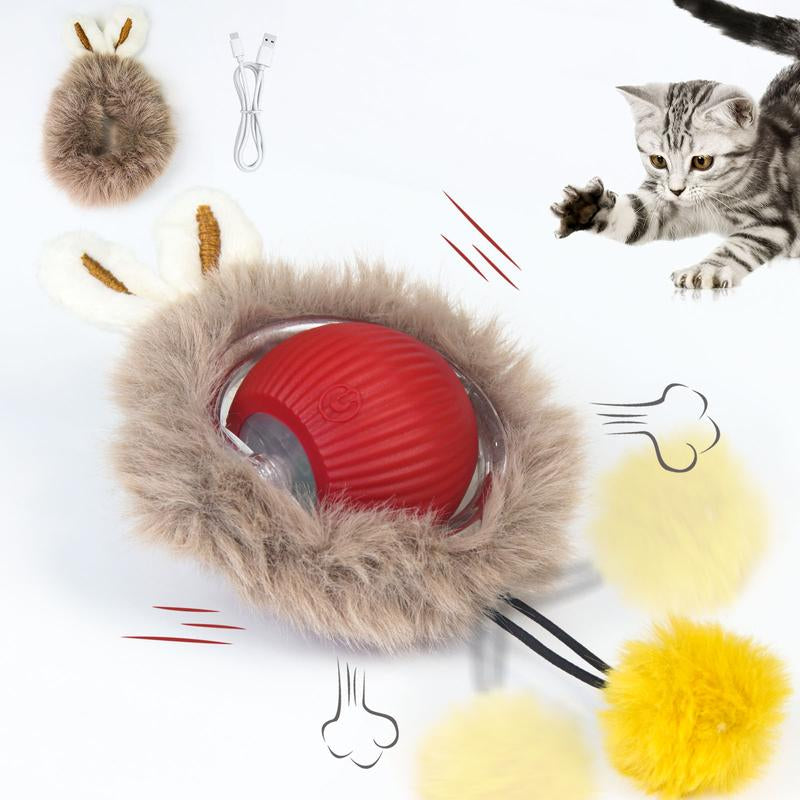 PRIME EXPRESS Busy Cat Interactive Toy Ball – USB Rechargeable
