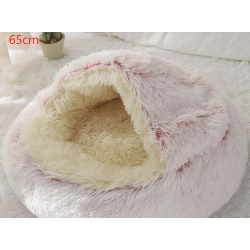 PRIME EXPRESS Soft Comfy Plush Pet Bed for All Pet Haven