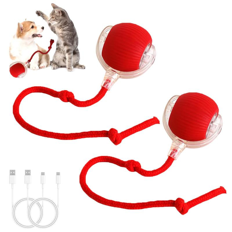 Exciting Interactive Cat Toy Ball - Automatic Rolling Electric Fun for Indoor Cats & Dogs, Motion Sensing for Endless Playtime! Perfect Pet Gift!