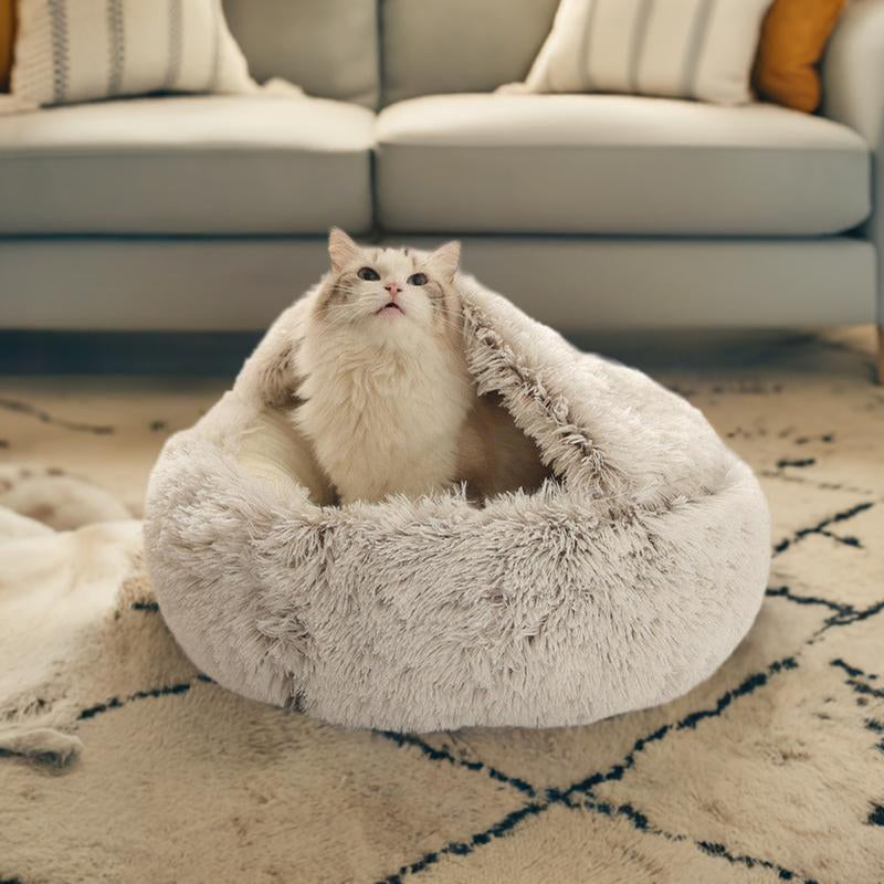 PRIME EXPRESS Soft Comfy Plush Pet Bed for All Pet Haven