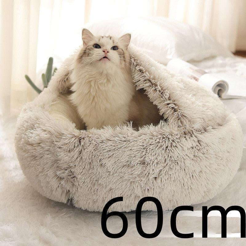 PRIME EXPRESS Soft Comfy Plush Pet Bed for All Pet Haven