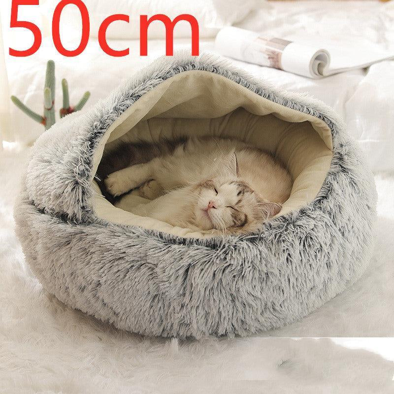 PRIME EXPRESS Soft Comfy Plush Pet Bed for All Pet Haven