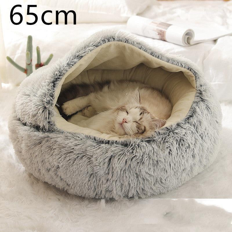 PRIME EXPRESS Soft Comfy Plush Pet Bed for All Pet Haven