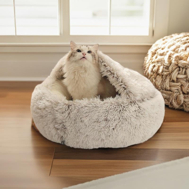 PRIME EXPRESS Soft Comfy Plush Pet Bed for All Pet Haven