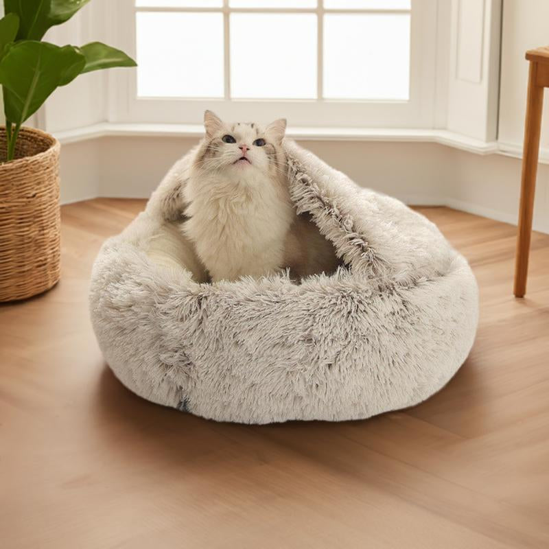 PRIME EXPRESS Soft Comfy Plush Pet Bed for All Pet Haven