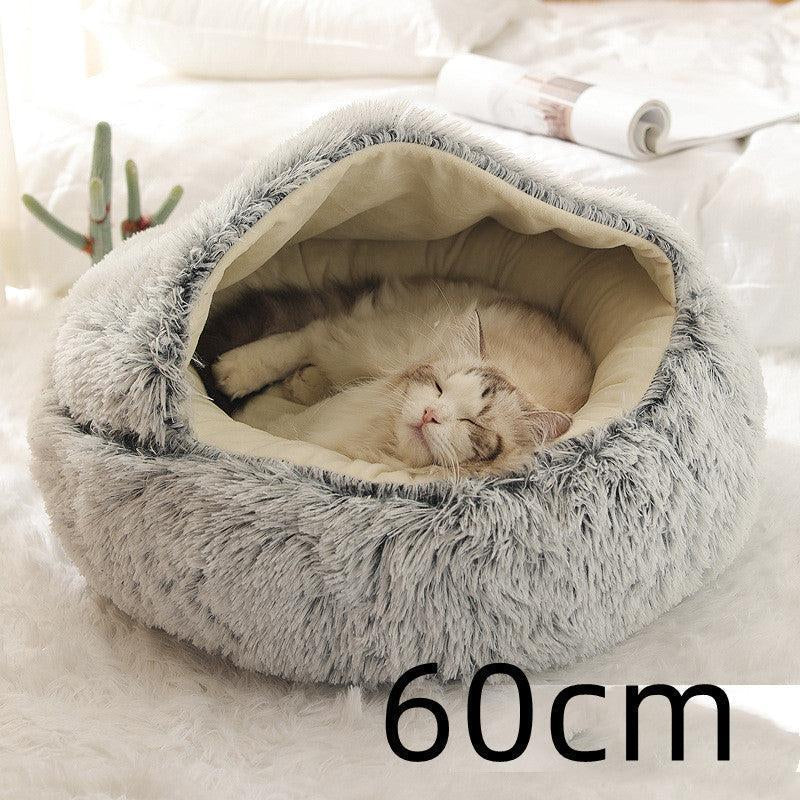 PRIME EXPRESS Soft Comfy Plush Pet Bed for All Pet Haven