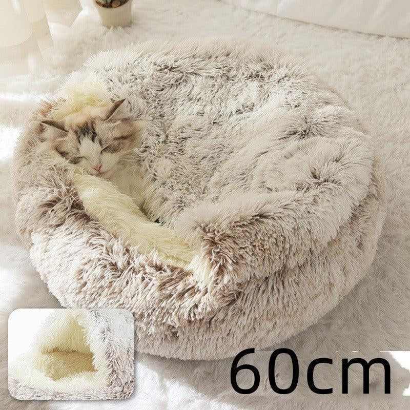 PRIME EXPRESS Soft Comfy Plush Pet Bed for All Pet Haven