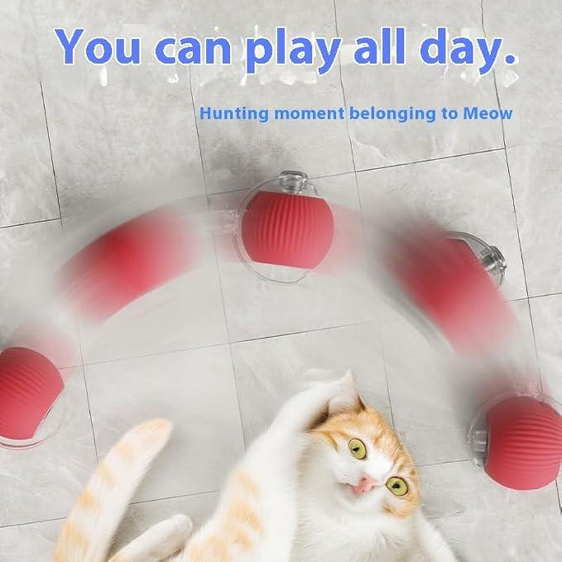Exciting Interactive Cat Toy Ball - Automatic Rolling Electric Fun for Indoor Cats & Dogs, Motion Sensing for Endless Playtime! Perfect Pet Gift!
