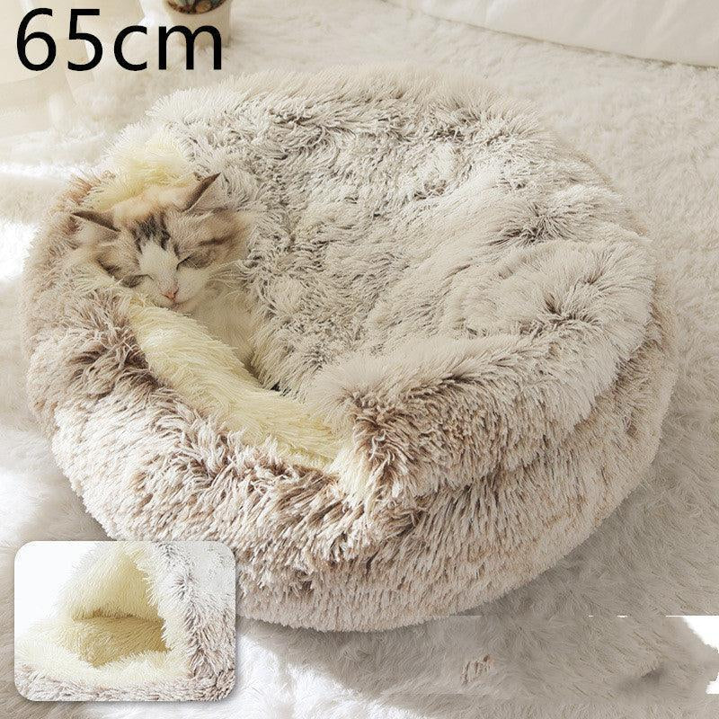 PRIME EXPRESS Soft Comfy Plush Pet Bed for All Pet Haven