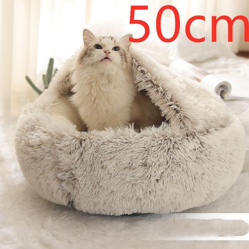 PRIME EXPRESS Soft Comfy Plush Pet Bed for All Pet Haven