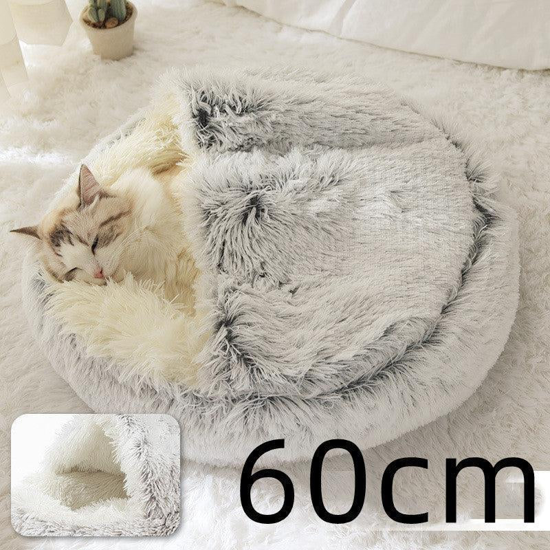 PRIME EXPRESS Soft Comfy Plush Pet Bed for All Pet Haven