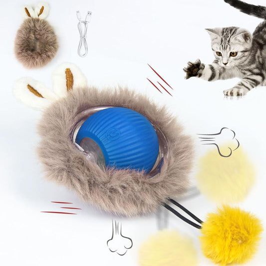 PRIME EXPRESS Busy Cat Interactive Toy Ball – USB Rechargeable