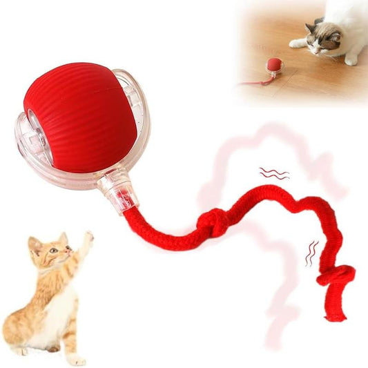 Exciting Interactive Cat Toy Ball - Automatic Rolling Electric Fun for Indoor Cats & Dogs, Motion Sensing for Endless Playtime! Perfect Pet Gift!