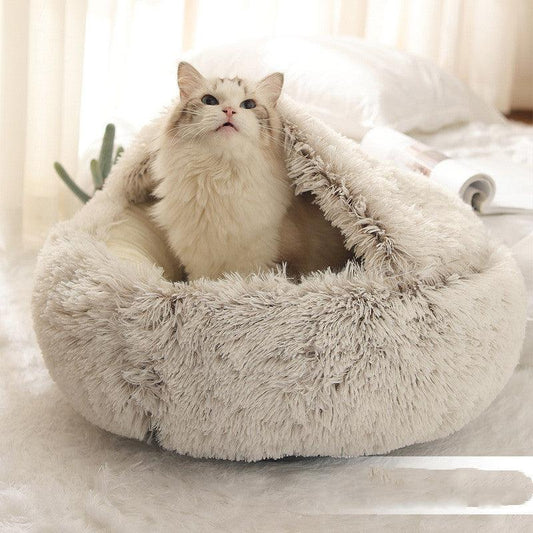 PRIME EXPRESS Soft Comfy Plush Pet Bed for All Pet Haven